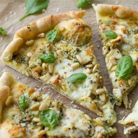 Chicken Pesto Pizza Recipe - Life Made Simple