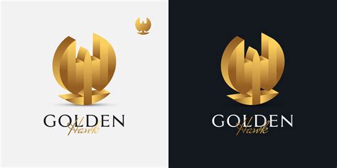 3D Luxury Golden Hawk Logo Design Template. Eagle, Falcon or Garuda Logo and Icons 4495648 ...