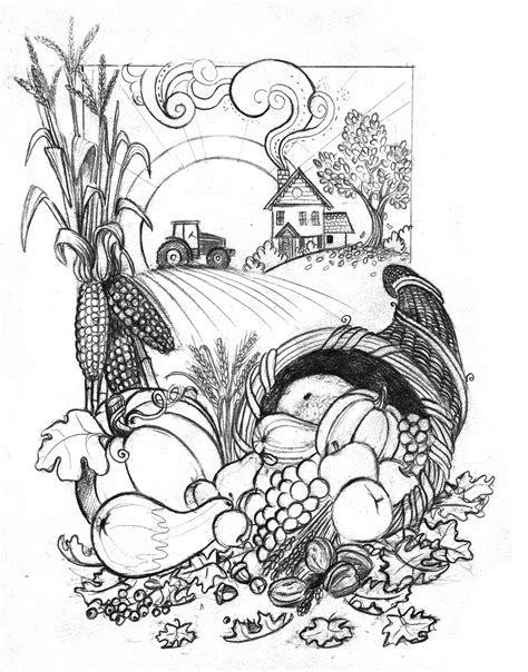 Harvest Drawing at GetDrawings | Free download