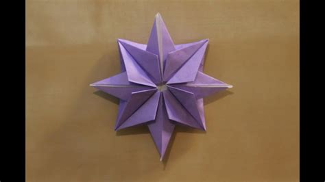 Origami christmas star - YouTube