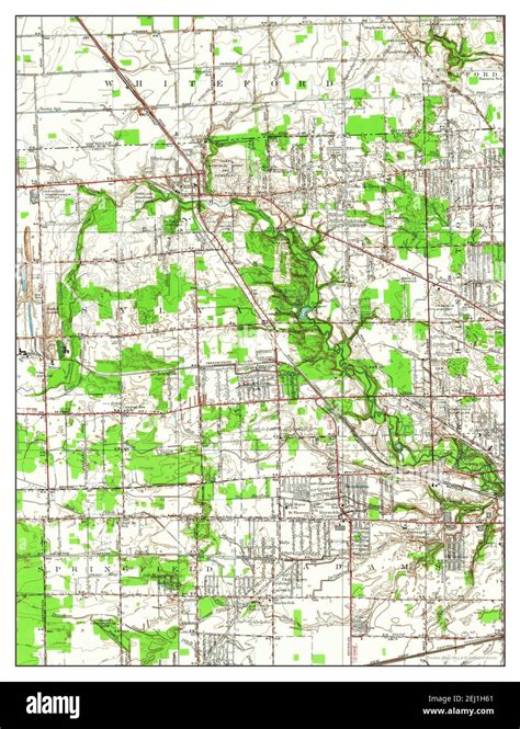 Sylvania, Ohio, map 1951, 1:24000, United States of America by Timeless ...