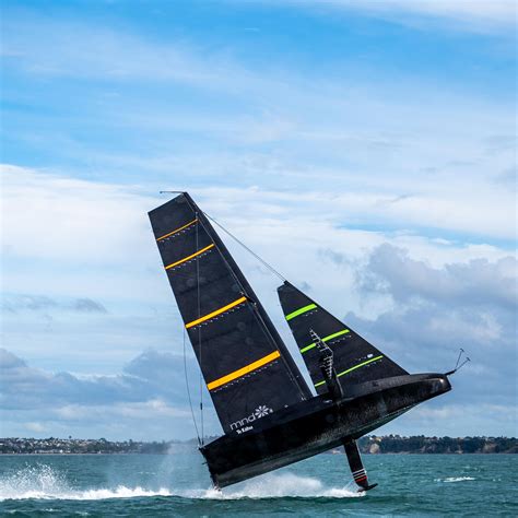 TNZ AC75 Test boat: 'Te Kahu' Takeoff - Catamaran Racing , News & Design