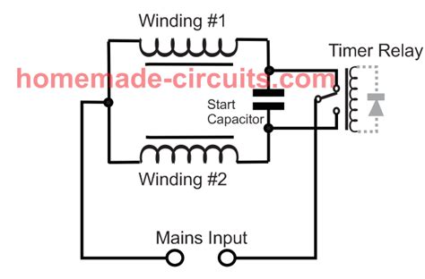 Washing Machine Motor Agitator Timer Circuit – Homemade Circuit Projects