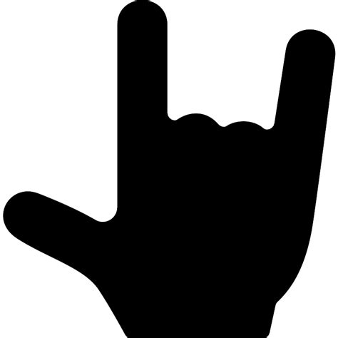 Rock Gesture Vector SVG Icon - SVG Repo