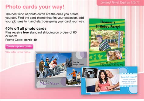 40% Off Photo Cards Exp 1/5 + 30% Off Photo Calendars Exp 1/7 | Your Retail Helper