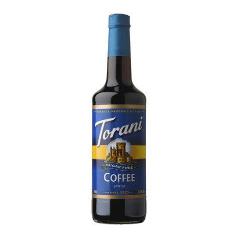 Torani SUGAR FREE Coffee Syrup - 750 ml Bottle(s): BaristaProShop.com