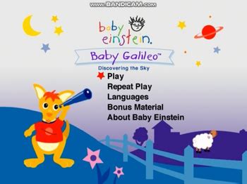 Baby Galileo DVD Menu | The True Baby Einstein Wiki | Fandom