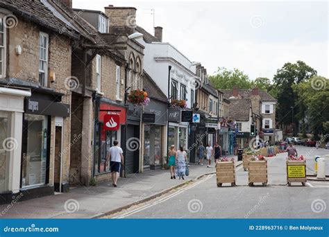 Views of the High Street and Market Square in Witney, Oxfordshire in ...