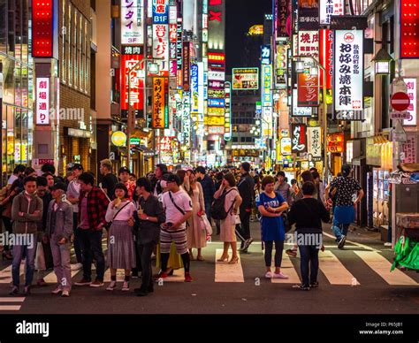 Tokyo Shinjuku by night - a busy place for nightlife - TOKYO / JAPAN ...