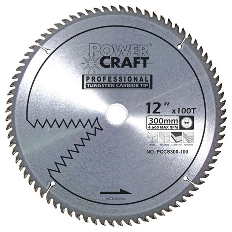 POWERCRAFT – TCT PROFESSIONAL TYPE CIRCUALAR SAW BLADES - Powercraft