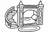 Beds Coloring Pages  Home sketch template