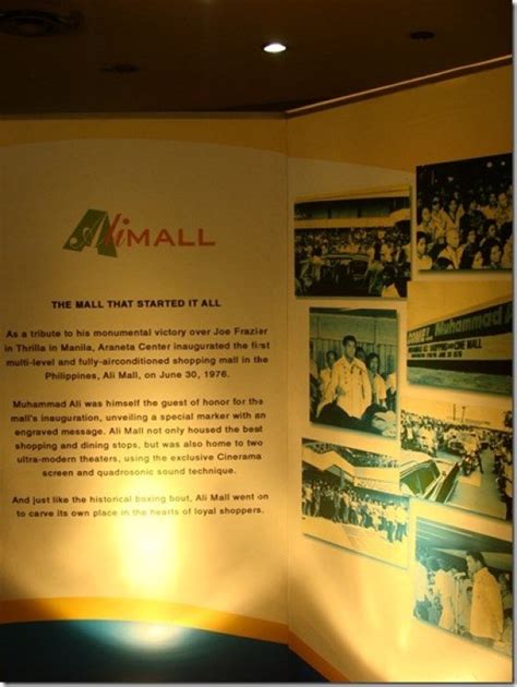 Ali Mall A Remembrance From Muhammad Ali To The Philippines