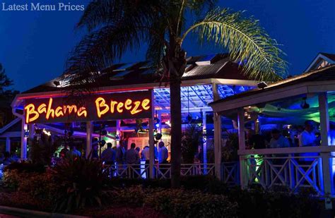 Bahama Breeze Menu Prices - Fresh Menu Prices