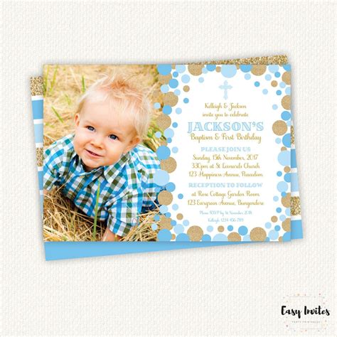 Baptism And Birthday Invitation | ubicaciondepersonas.cdmx.gob.mx