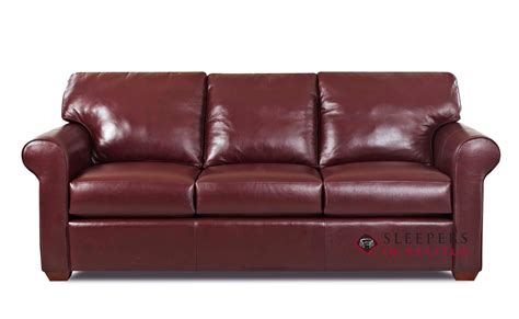 Customize and Personalize Cancun Queen Leather Sofa by Savvy | Queen ...