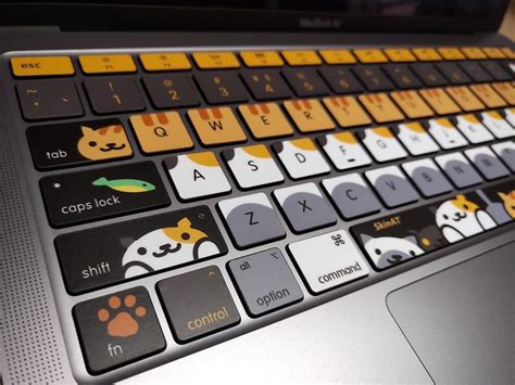 Happy black cat keyboard stickers laptop keyboard cover vinyl etsy ...