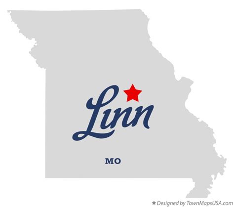 Map of Linn, Osage County, MO, Missouri