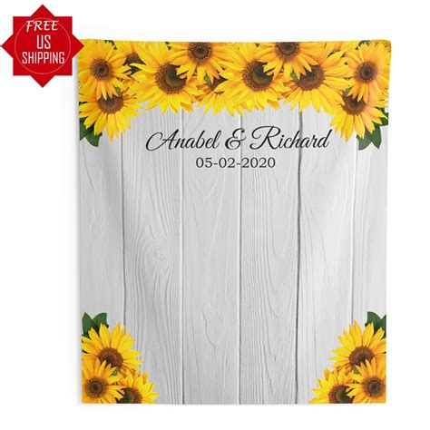 Sunflower Wedding Backdrop / Wedding Backdrop for Photos / | Etsy