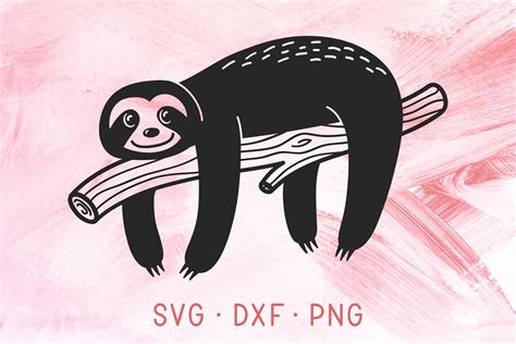 Sloth SVG Cute Sloth SVG Cut Files For Cricut Silhouette | Etsy