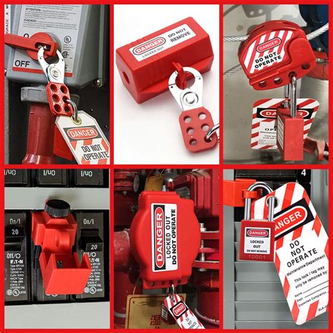 Buy Lockout Tagout - Lock Out Tag Out Kit Safety Padlocks Lockout Hasp Breaker Lockout Ball ...