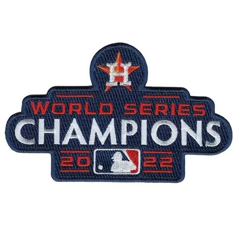 Houston Astros 2022 World Series Champions Embroidered Patch [MLB ...