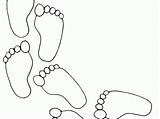 Download Or Print This Amazing coloring Page Footprints  sketch template