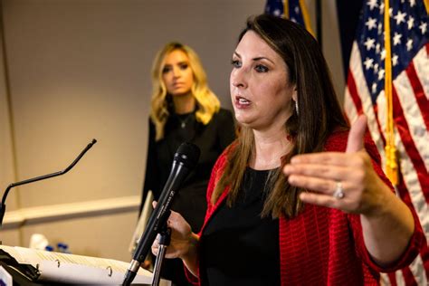 Republican Chair Ronna McDaniel Warns Republicans Can't Win Without Trump: 'We Would Lose ...