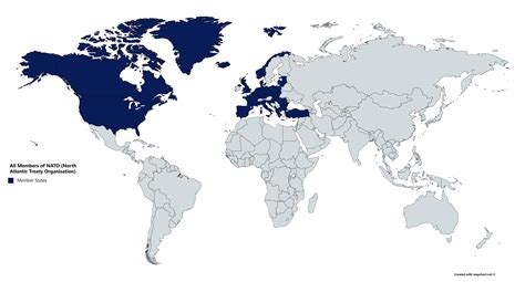 All Members of NATO (North Atlantic Treaty Organisation : r/MapPorn