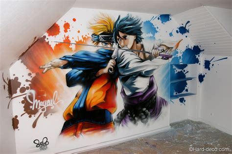 Graffiti Naruto - déco intérieure