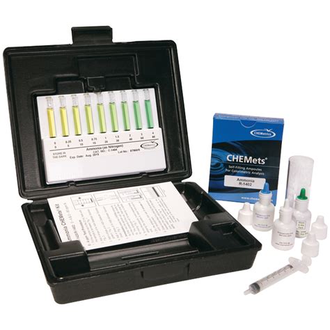 CHEMets Water Ammonia Test Kit (K-1420) | CHEMetrics