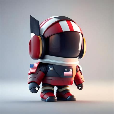 Premium AI Image | a lego figure of an astronaut wearing a helmet and a ...