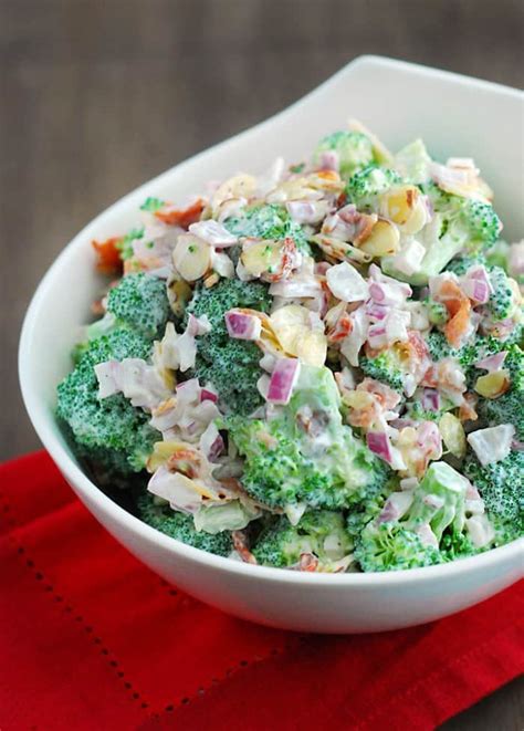 Low Carb Broccoli Salad - Easy & Healthy - The Low Carb Diet