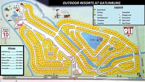 Downtown Gatlinburg Map