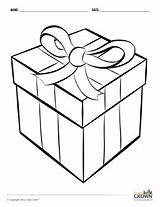 Christmas Coloring Page  Present By ClassCrown TPT sketch template