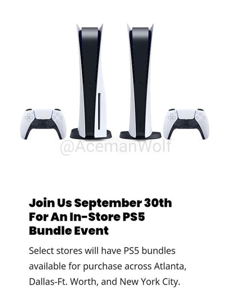 GameStop In-Store PS5 Bundle Event - Ace Network - The source for ...