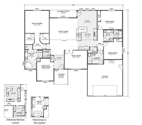 Juniper Ridge floor plan | Floor plans, Dream house plans, Johnson house