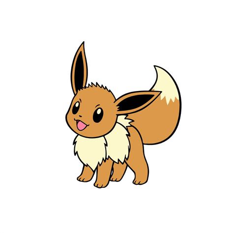 Cute Pokemon Eevee Cartoon Movie SVG PNG - Inspire Uplift