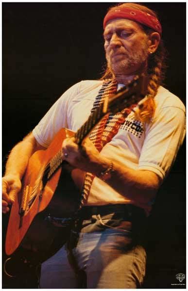 Willie Nelson on guitar | www.stillisstillmoving.com