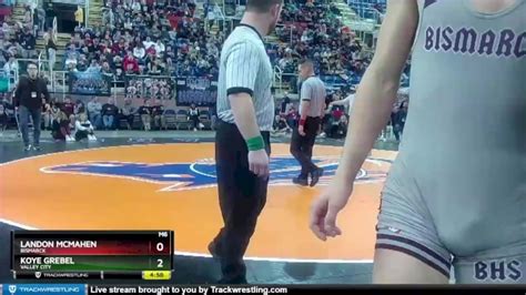 138 lbs Semifinal - Koye Grebel, Valley City vs Landon McMahen, Bismarck