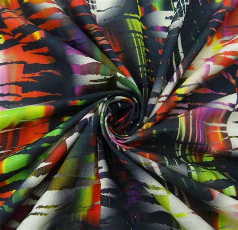 Abstract Print Black Fabric Upholstery Fabric Quilt | Etsy