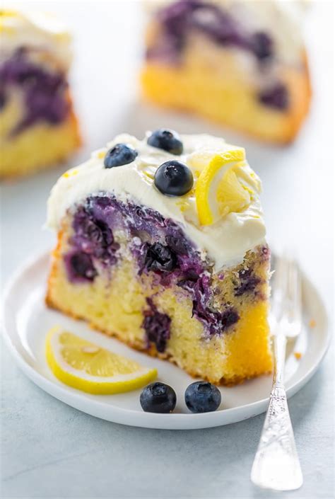 Lemon Blueberry Bundt Cake with Cream Cheese Frosting