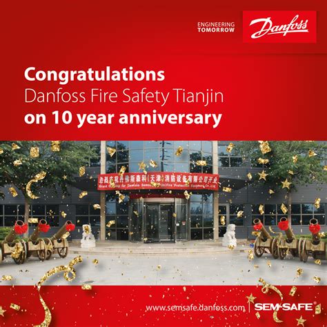 Danfoss Fire Safety Tianjin China celebrates 10 years' anniversary! - Danfoss