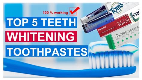 Top 5 Proven Teeth whitening Toothpaste | Best Teeth whitening toothpaste in the world - YouTube