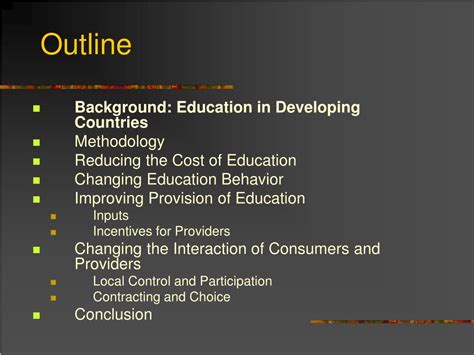 PPT - Education in developing countries, PowerPoint Presentation, free download - ID:3265242