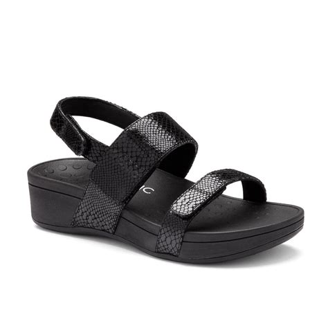 Footkaki | VIONIC Bolinas Wedge Sandals with Arch Support