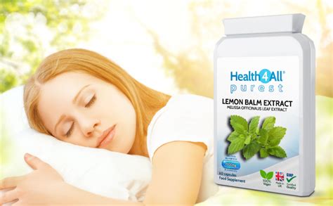 Lemon Balm Extract 1500mg Capsules | Health4All