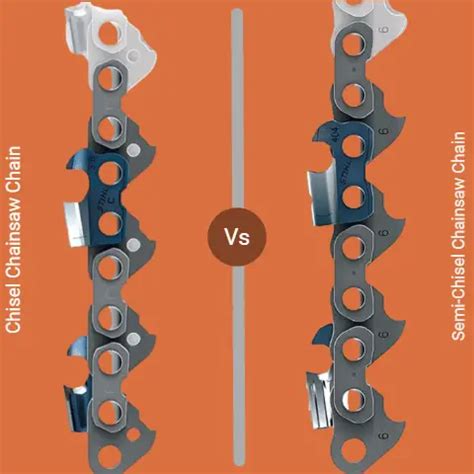 [MAJOR Differences] Chisel Vs Semi-Chisel Chainsaw Chain