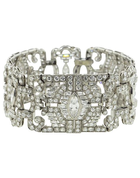 Art Deco Diamond Bracelet – Marissa Collections
