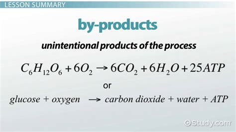 By-products of Cellular Respiration - Lesson | Study.com