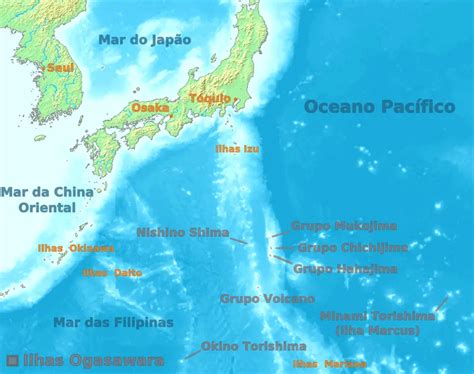 Ogasawara Islands Map